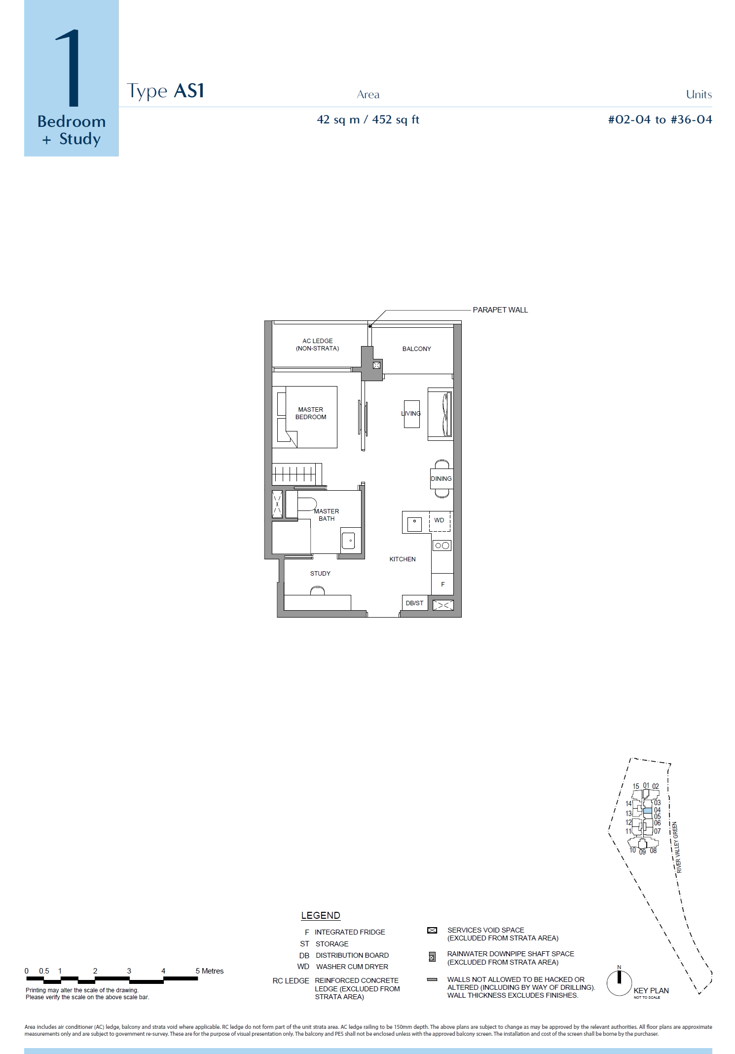River Green 1 Bedroom Floor Plan 3