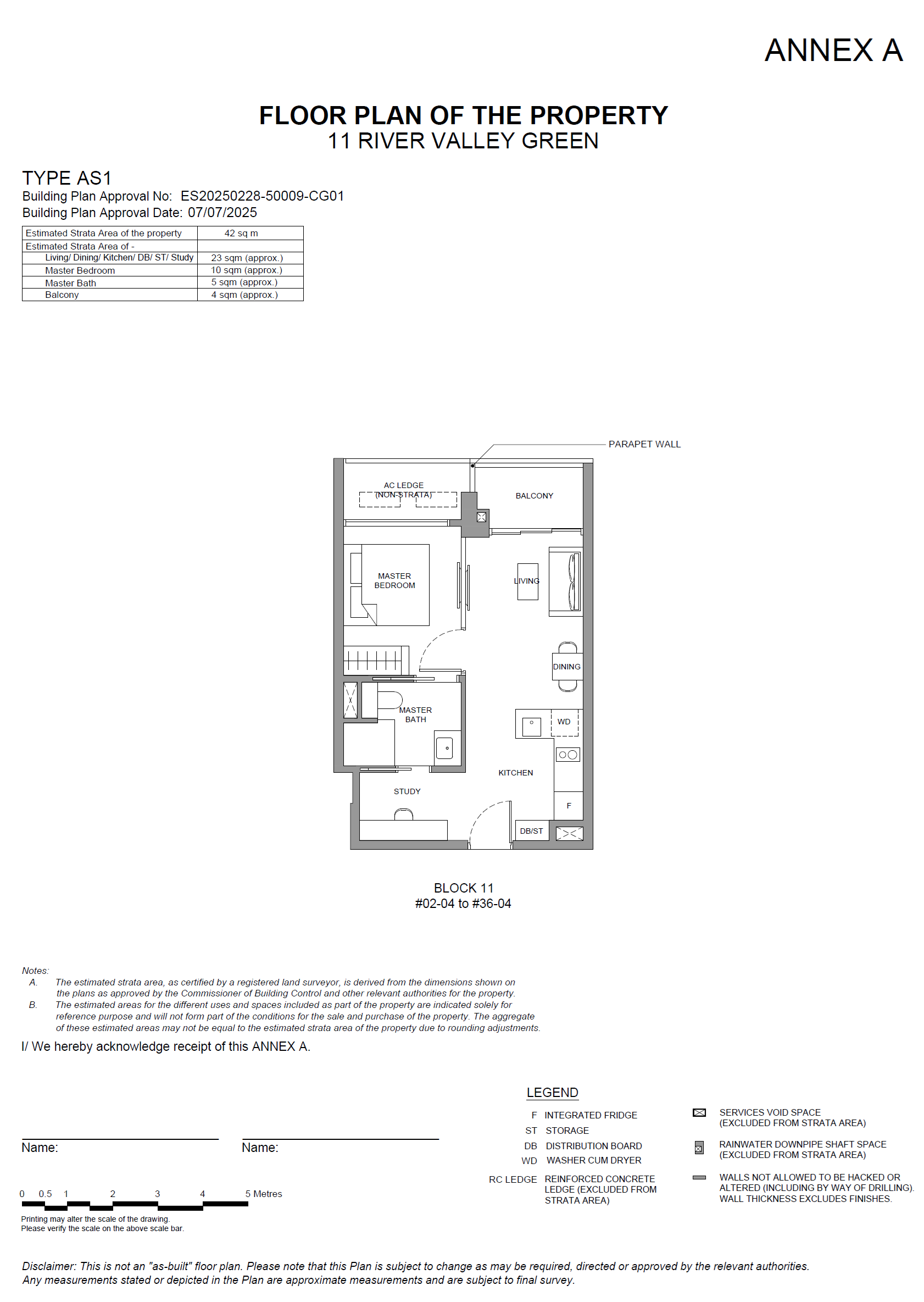 River Green 1 Bedroom Floor Plan 5