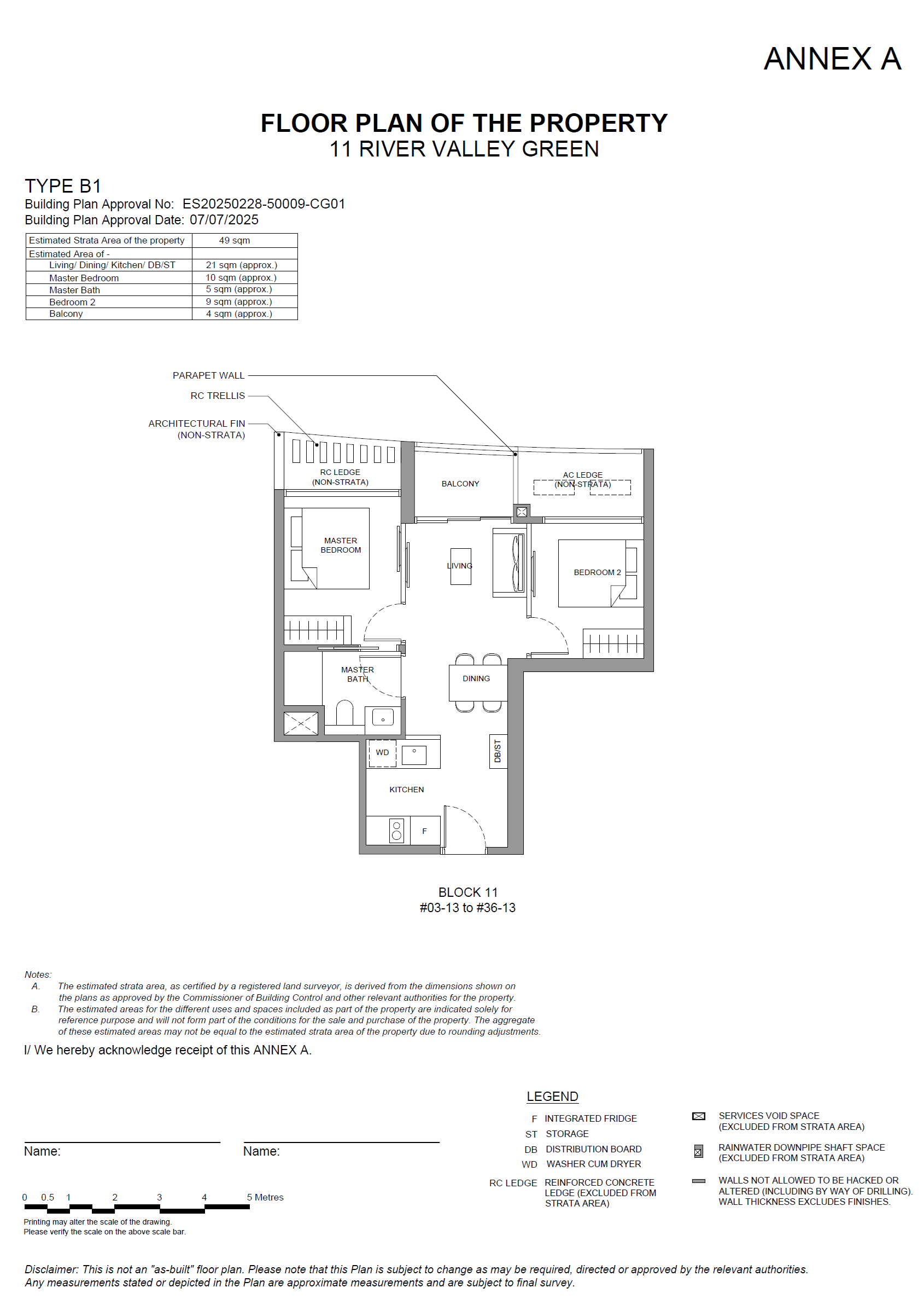 River Green 1 Bedroom Floor Plan 6