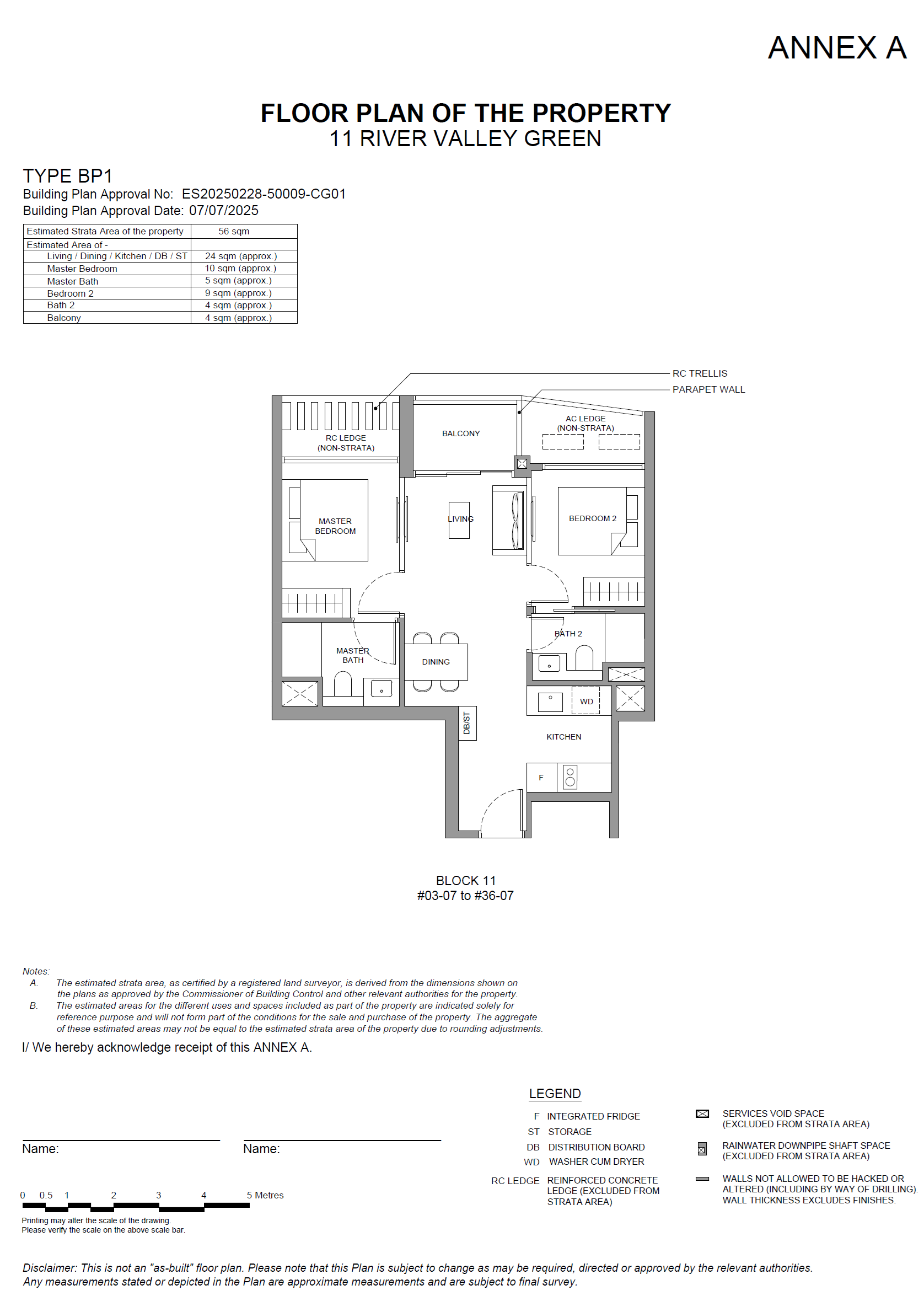 River Green 1 Bedroom Floor Plan 7
